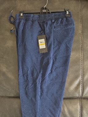 NWT Women's Navy Drawstring Casual Pants